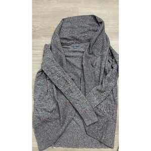 Barefoot Dreams Cardigan Sweater Women XS/S Gray Cozychic Lite Knit Circle Cardi